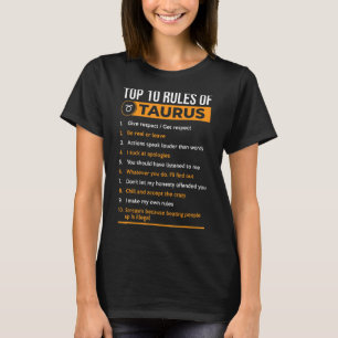 De 10 belangrijkste regels van de dierentuin van T T-shirt