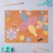 De 10 grootste, nr. 4, Jeugd van Hilma Klint Tissuepapier (Craft)