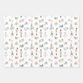 De 12 dagen kerstcadeaubonade inpakpapier vel (Voorkant 2)