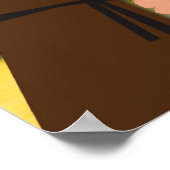 De 12 postzegels poster (Hoek)