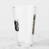 De 188 Logo & Poster Pint Glass Glas (Rechts)