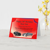 de 18de Kaart van de Verjaardag voor Zoon (Gele Bloem)