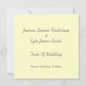 De 1920's Geëigende bruiloft bespaart de datum Save The Date (Achterkant)