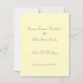 De 1920's Geëigende bruiloft bespaart de datum Save The Date (Achterkant)