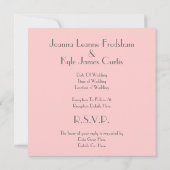 De 1920's 'Th-Wedding Invitations' Kaart (Achterkant)