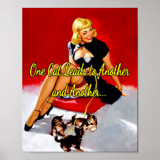 De 1950's maken een aantal griezels van Gil Elvgre Poster