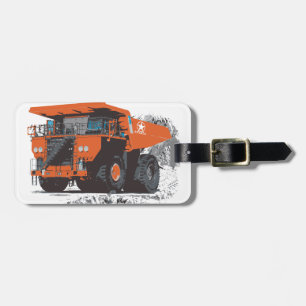 De #1 gigantische gigantische vrachtwagen bagagelabel