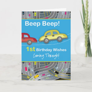 de 1st Blauwe Auto's van het Feestvarken, Kaart