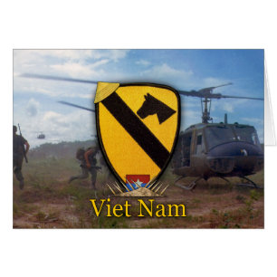 de 1st Kaart van de lucht cav Vietnam van de