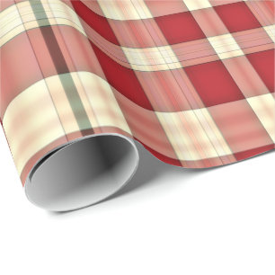 De 20-gift van de Plaid van Kerstmis VERPAKKEND Cadeaupapier