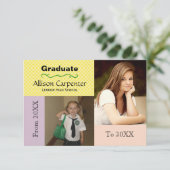 De 20XX À 20XX 2 Photo - 3x5 Grad Faire-part (Debout devant)