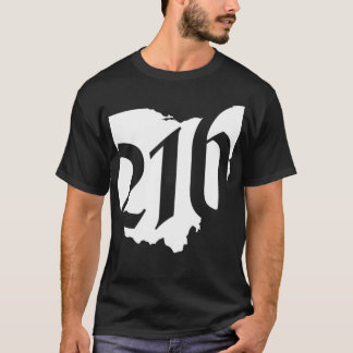 De 216 vertegenwoordigen Cleveland Ohio T-shirt