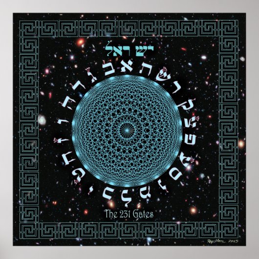 De 231 Gates Galactic Core Poster (Voorkant)