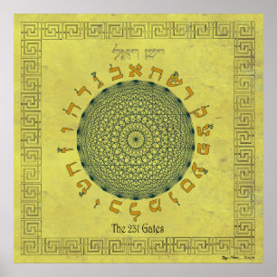 De 231 Gates Moss Green Poster