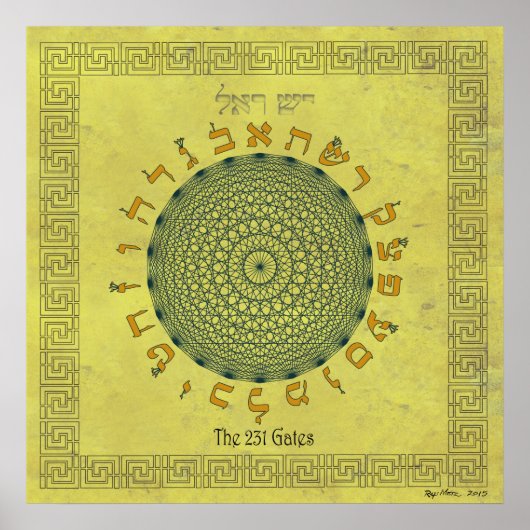 De 231 Gates Moss Green Poster (Voorkant)