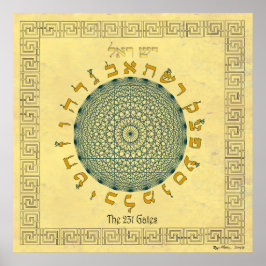 De 231 Gates Saffron Poster