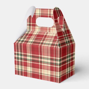 De 23-partij van de Plaid van Kerstmis de DOOS van Bedankdoosjes