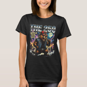 De 250 World Tour 2026 Patriottische Bever 4de van T-shirt