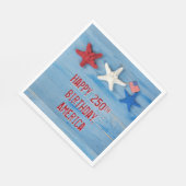 De 250ste verjaardag van de Amerikaanse zeester Servet (Hoek)