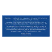 De 2.300 Dag / Jaar Profetie van Daniel 8:14 Reclamekaart (Achterkant)