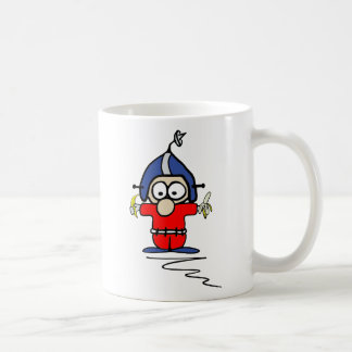 De 2-opgeruimde Mok van Fred Pinsocket (wit-L)