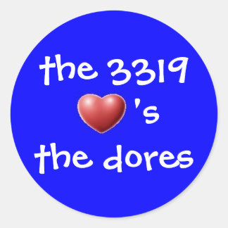de 3319 ronde sticker