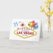 de 35ste Norm van de Kaart van de Verjaardag van (Gele Bloem)