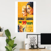 De 39 stappen - het  Poster van de Film (Thuiskantoor)