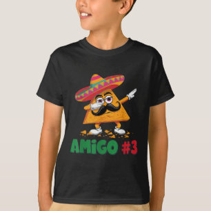 De 3 Drie Amigos Cinco de Mayo Amigo #3 Groep MA T-shirt