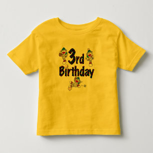 de 3de Verjaardag van het Honkbal van de Aap van Kinder Shirts