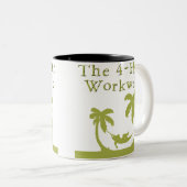 De 4-uurs Mok van de werkweek (Voorkant rechts)