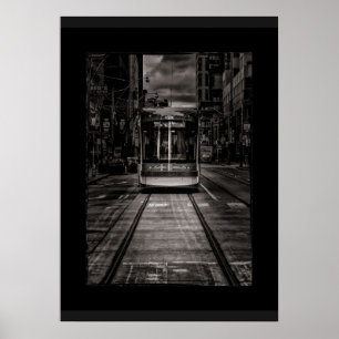 De 504 King Streetcar nr 3 met grens Poster
