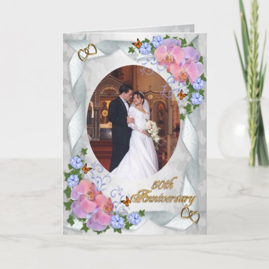 de 50ste uitnodiging van het Jubileum voor oudersw (Voorkant)