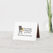 de 50ste Uitnodigingen van het Jubileum - Gevouwen (Achterkant)