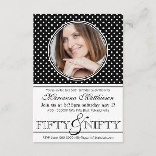 De 50ste verjaardag van de negenenvijftigste met f kaart
