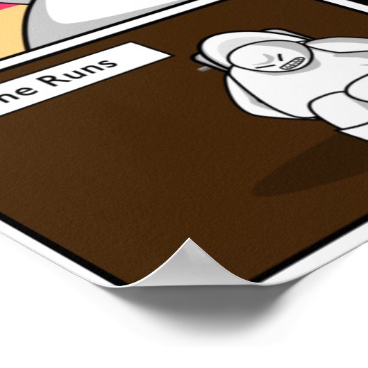 De 5 fasen van de inname van cafeïne poster (Hoek)