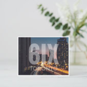 De 6ix briefkaart (Staand voorkant)