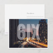 De 6ix briefkaart (Voorkant / Achterkant)