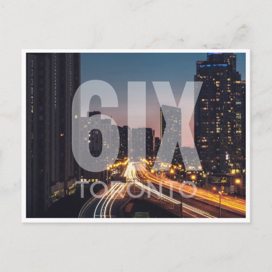 De 6ix briefkaart (Voorkant)