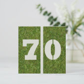 de 70ste Uitnodiging van de Verjaardag (Staand voorkant)