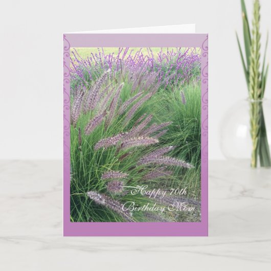 De 70ste verjaardag van het mamma kaart (Voorkant)