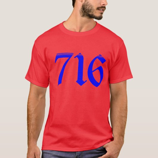 De 716 t-shirt (Voorkant)