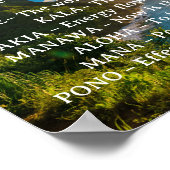 De 7 Beginselen van het Spiritueel Poster van Hong (Hoek)