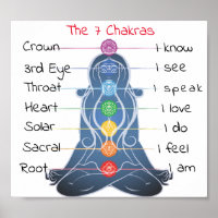 De 7 Chakras 8x7"