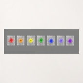 De 7 Chakras training mat (Voorkant (horizontaal))