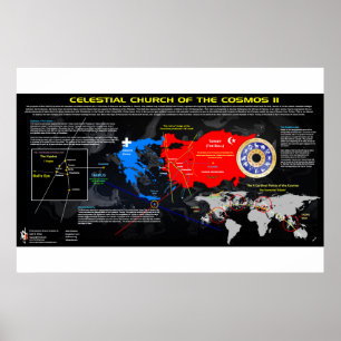 De 7 Kerken van Azië - Kosmische Patronen 2 Poster