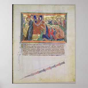 De 7de engel blaast zijn trompet poster