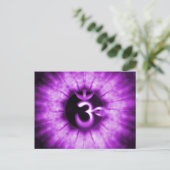 De 7e chakra briefkaart (Staand voorkant)