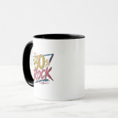 De 80s Rock - retro Mok (Voorkant links)