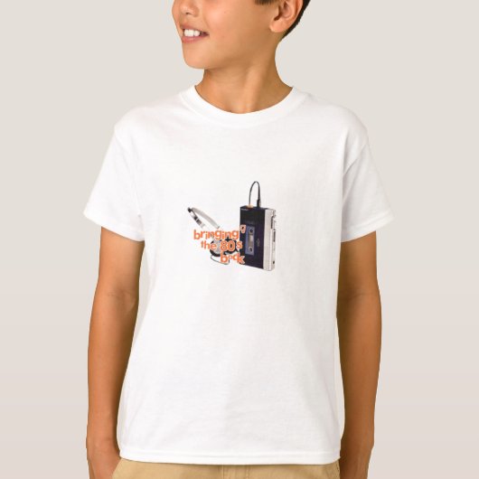 De 80's terug t-shirt (Voorkant)